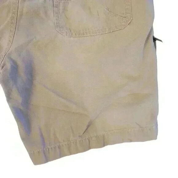 GH Bass Men's Ivory Cotton Zip Close Pockets Flat Front Shorts - Picture 9 of 12